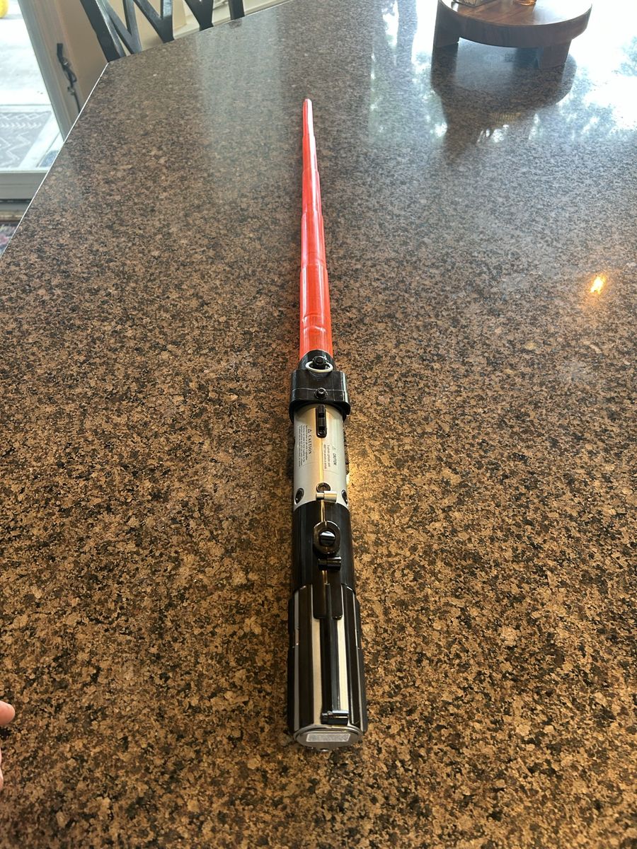 Star Wars Darth Vader Lightsaber Toy - Red Blade, Extendable Play Sword