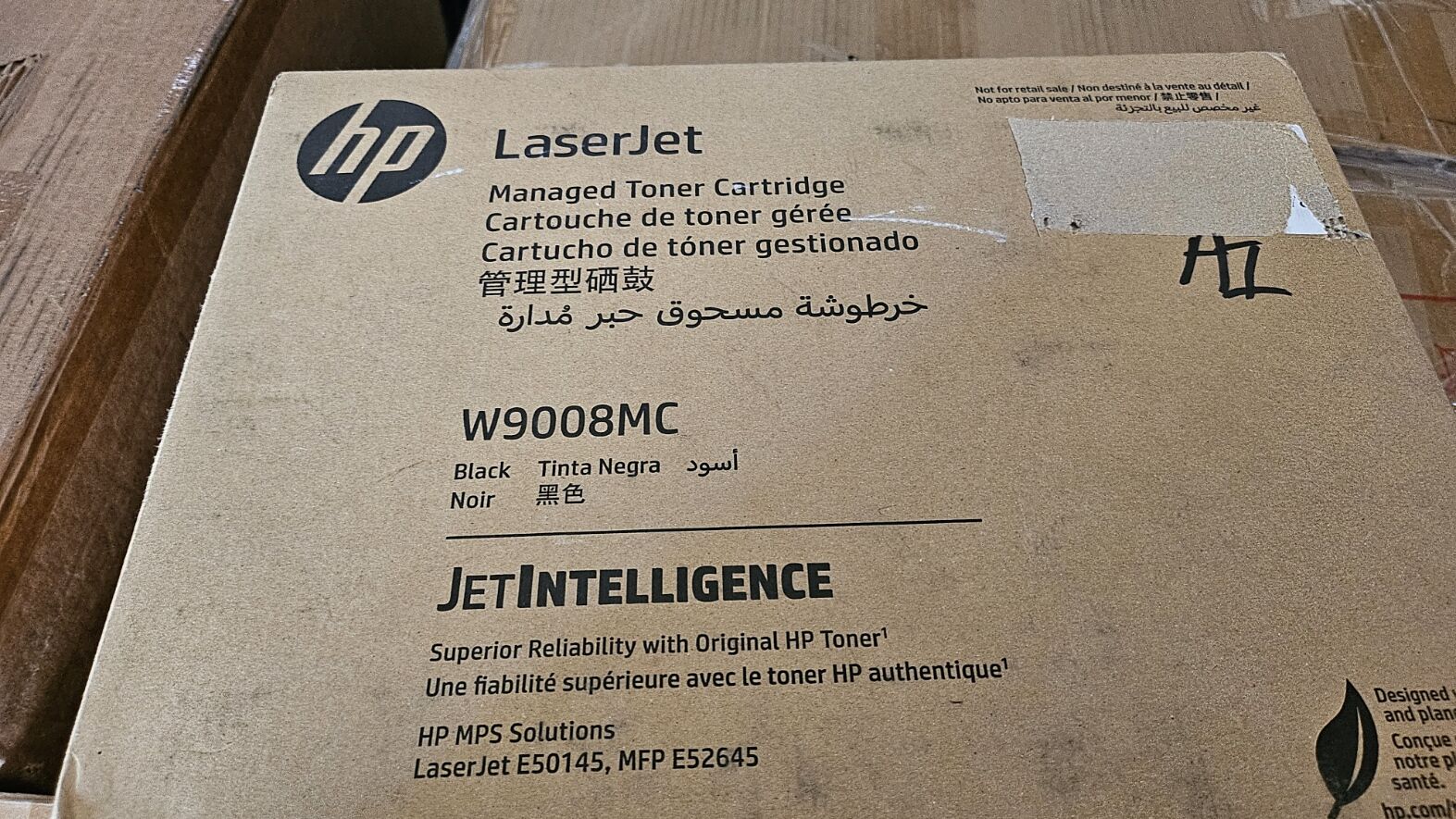 HP W9008MC Black Managed Toner Cartridge