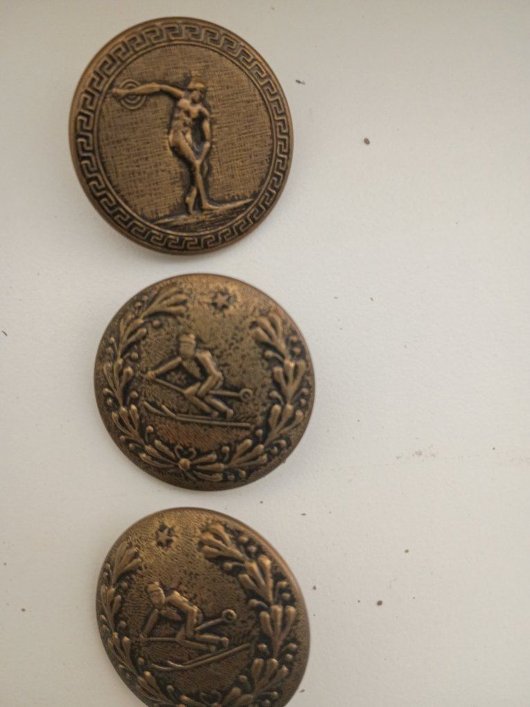 vintage Olympic buttons