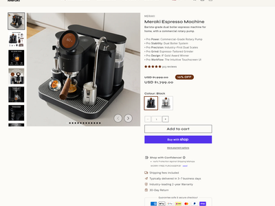 Meraki Espresso Machine - NEW IN BOX