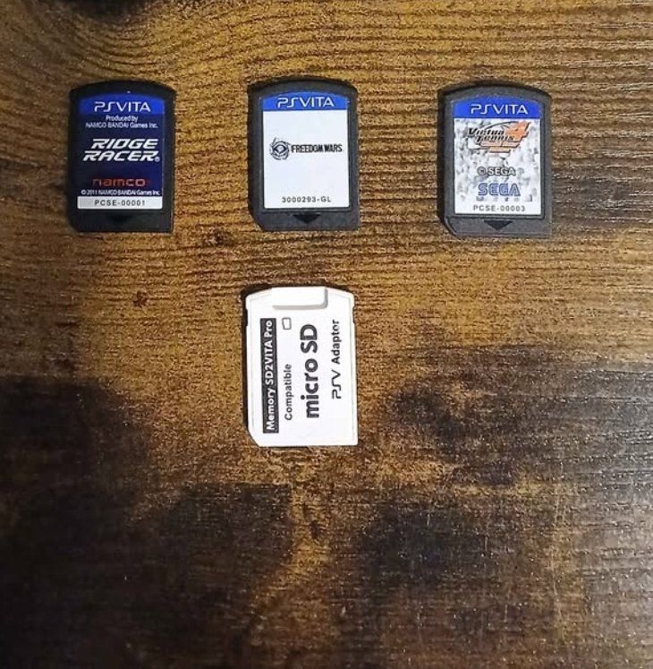 PlayStation Vita Games Bundle with SD2VITA Micro SD Adapter