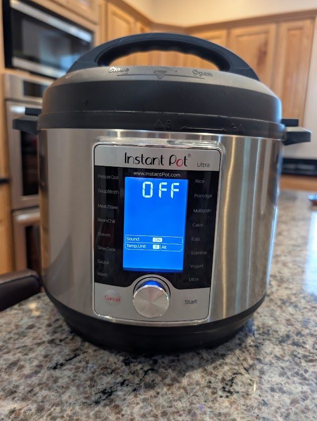 Instant Pot Ultra 60 10-in-1 6Qt Programmable Pressure Cooker Stainless Steel