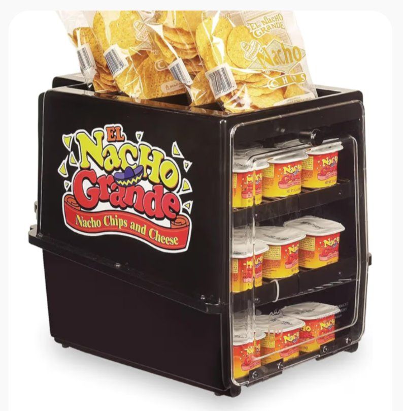 Nacho grande chips and cheese warmer
