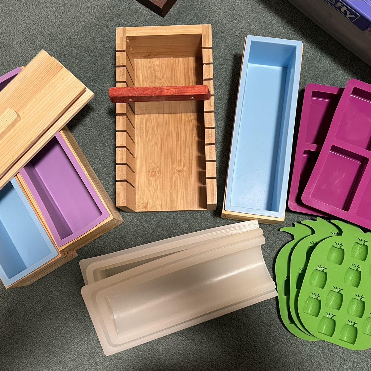 Soap Making/Craft Molds - Assorted Shapes, Lightly Used