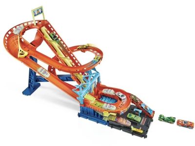 Hot Wheels Roller Coaster Rally Playset