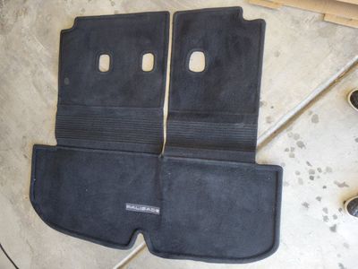 Hyundai Palisade OEM Carpet Cargo Floor Mats Black