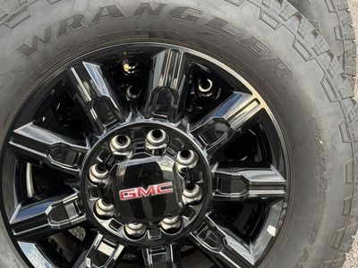 New 2026 GMC sierra 3500 AT4 wheels and tires