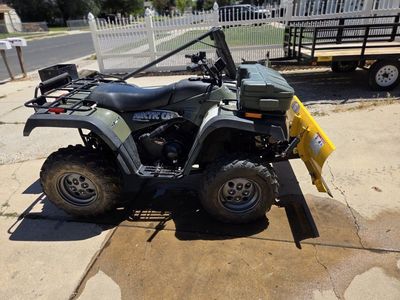 Arctic Cat ATV 4x4 Quad with Plow and Cargo Box - Utility/Recreational Vehicle