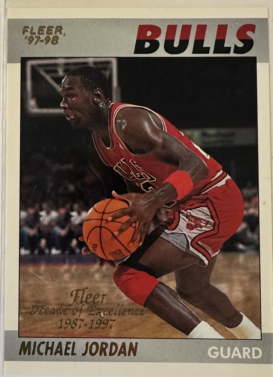 Michael Jordan 1997 Fleer Decade of Excellence