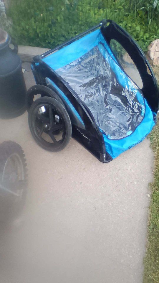 Schwinn Shuttle Foldable Bike Trailer for 2