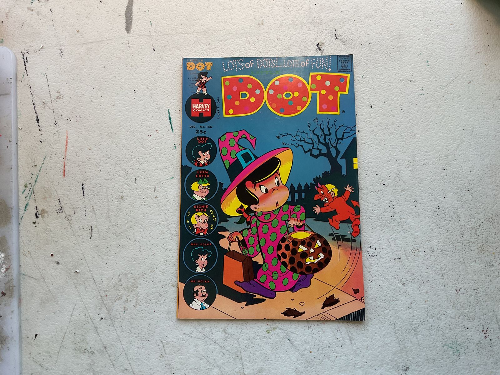 Harvey little dot #156 Halloween uncirculated comic