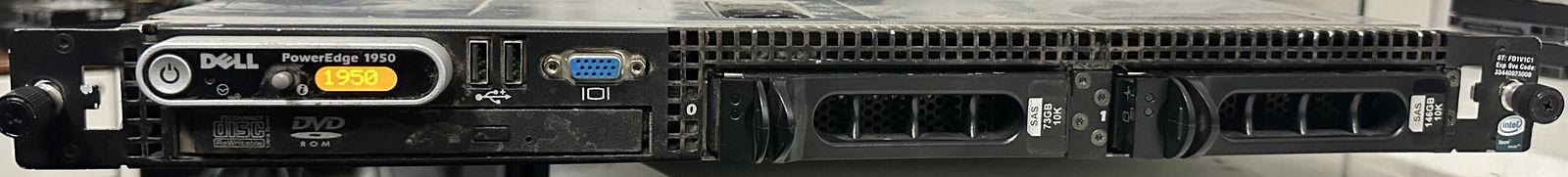 Dell PowerEdge 1950, 1 x Dual Core Intel Xeon 5130 @2.00GHz, 16 GB DDR2, 4TB Storage – Local Pickup Only - $200 OBO