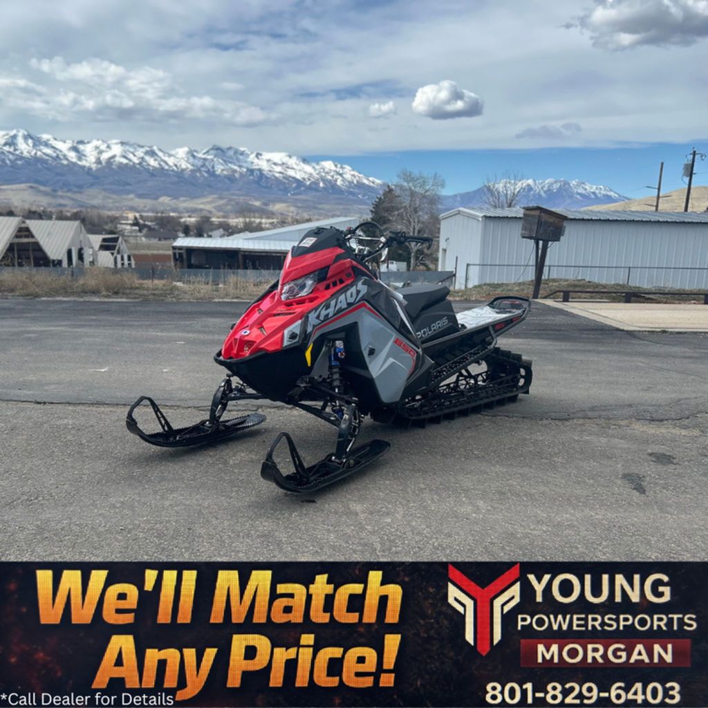 2025 Polaris® 850 RMK KHAOS 165 Storm Gray / Indy Red