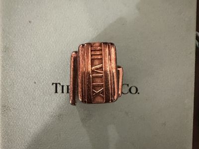 2003 Tiffany & Co. Atlas Silver Cufflinks