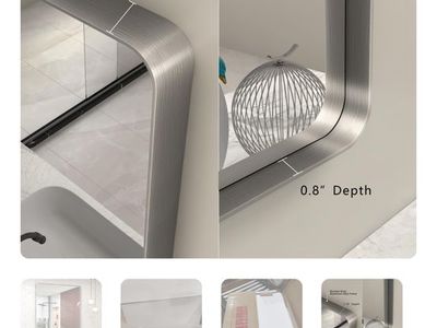 Bathroom wall mirror