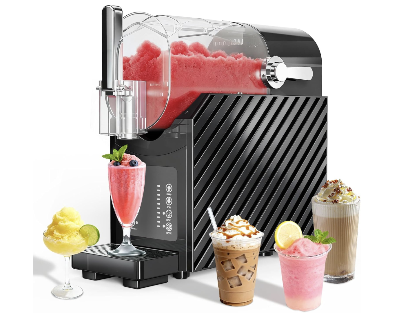 NEW Erivess Slushie Machine, 85 oz Slushy Maker for Home with Auto-Clean & Low Noise