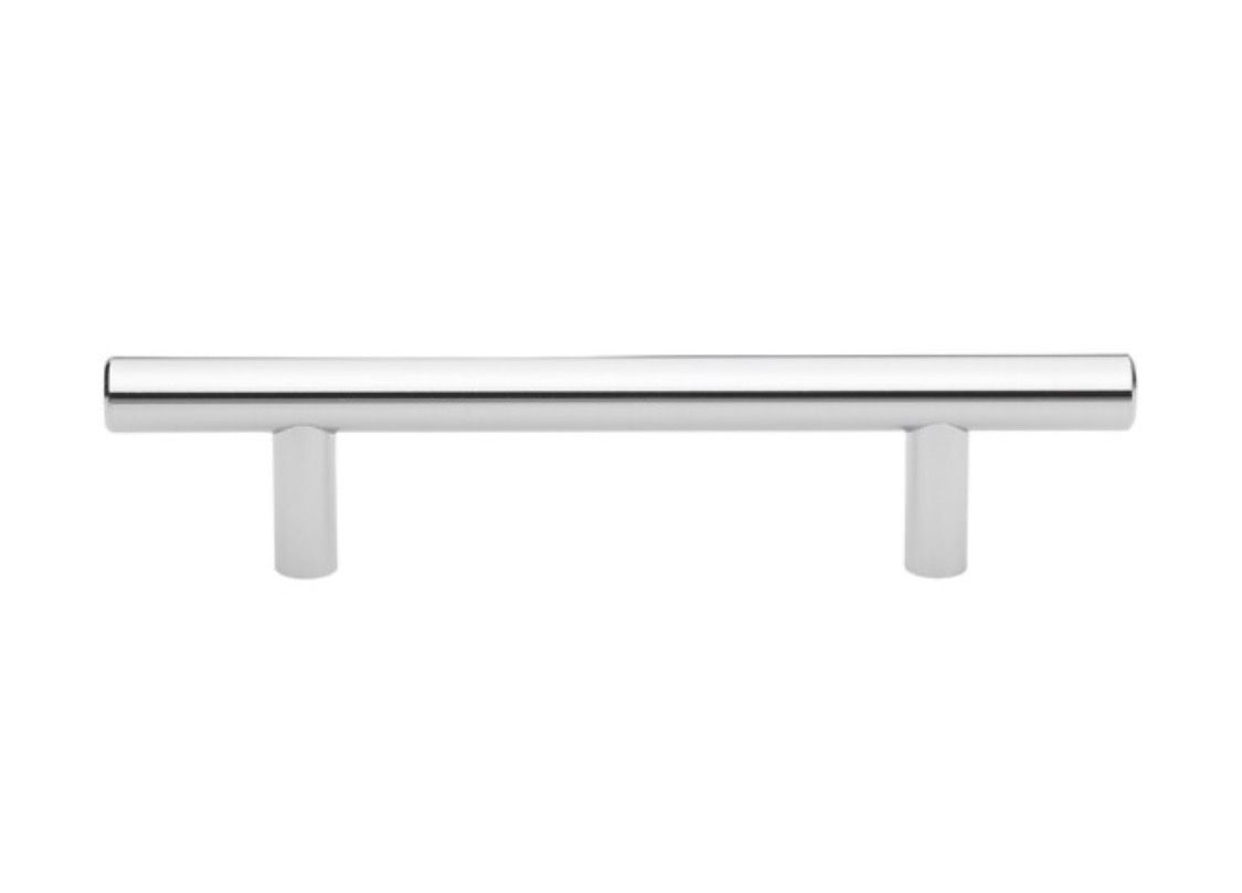 24x GlideRite 3-3/4 in. Center to Center Polished Chrome Solid Steel Bar Pull #13