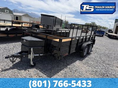 7x14 Echo ELS-14-15T Landscape Utility Trailer - 7K GVWR -