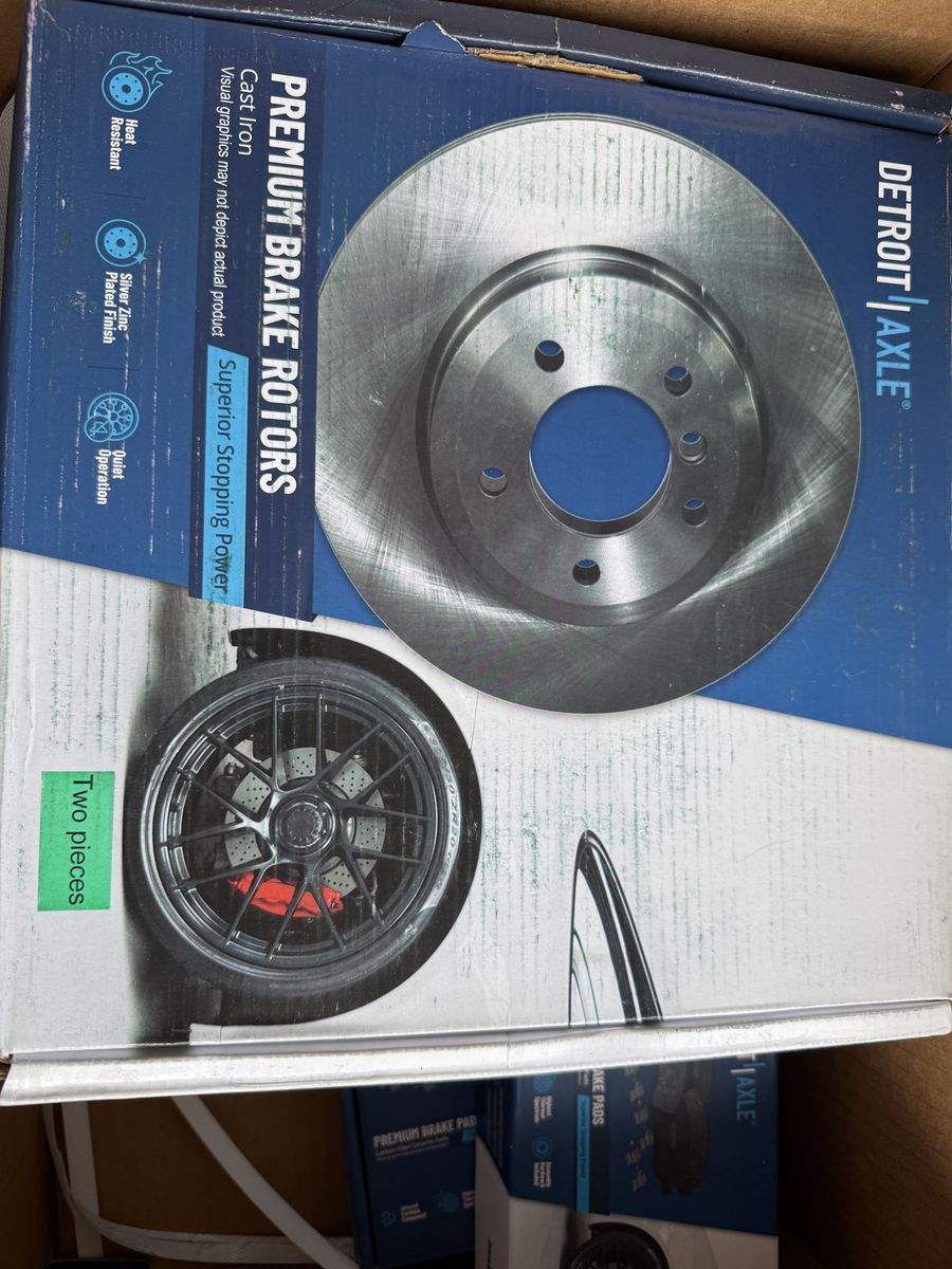 Detroit Axle Premium Front & Rear Brake Rotors & Ceramic Pads for Chevy Cobalt (Unsure of year)