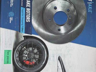 Detroit Axle Premium Front & Rear Brake Rotors & Ceramic Pads for Chevy Cobalt (Unsure of year)