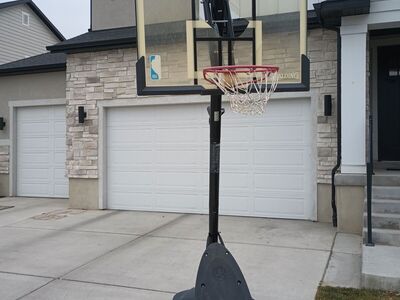 free adjustable height basketball hoop