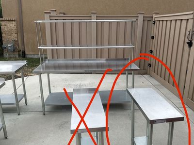 Stainless Steel Commercial Prep Tables