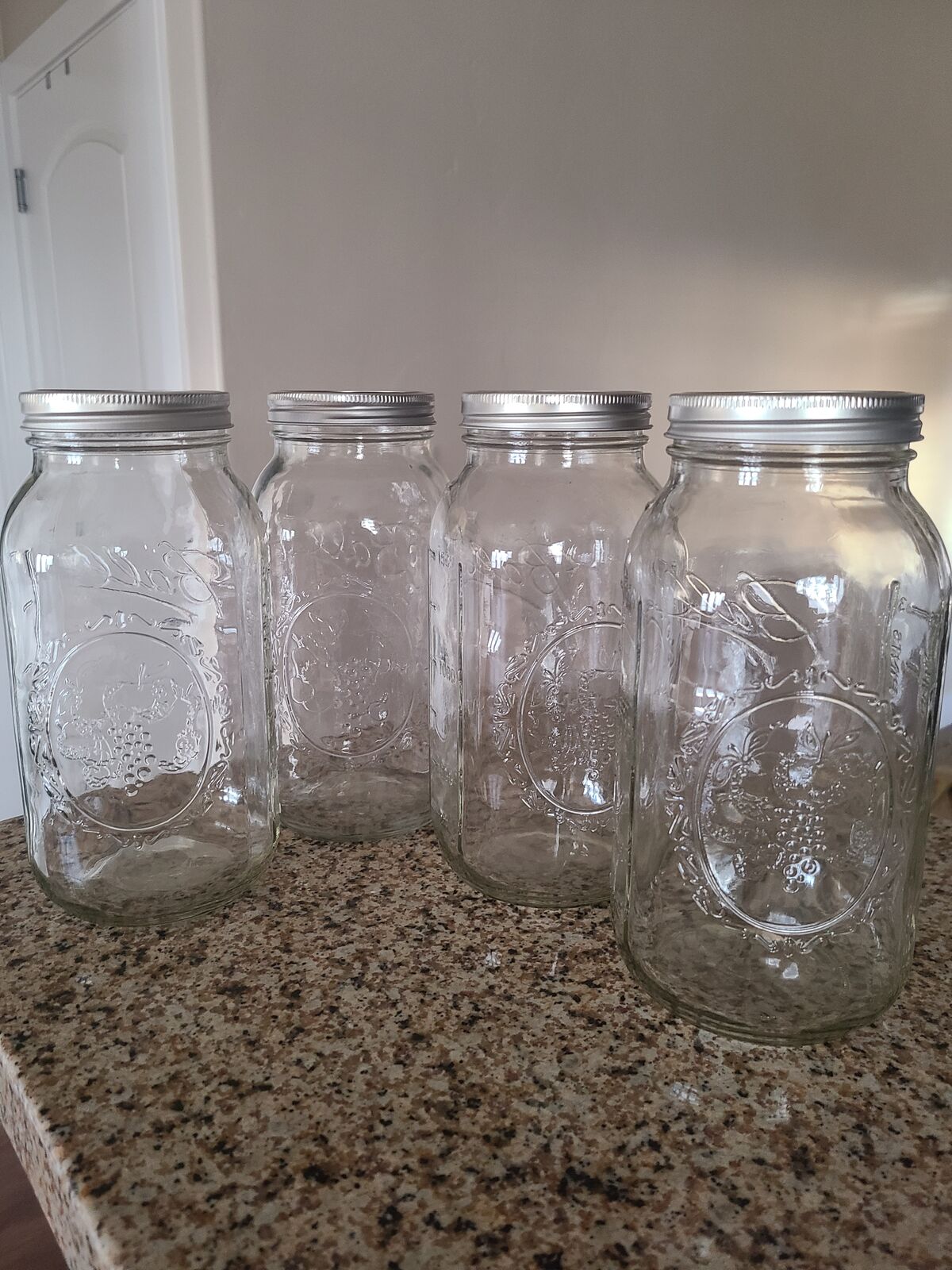 4 Ball half gallon Mason jars