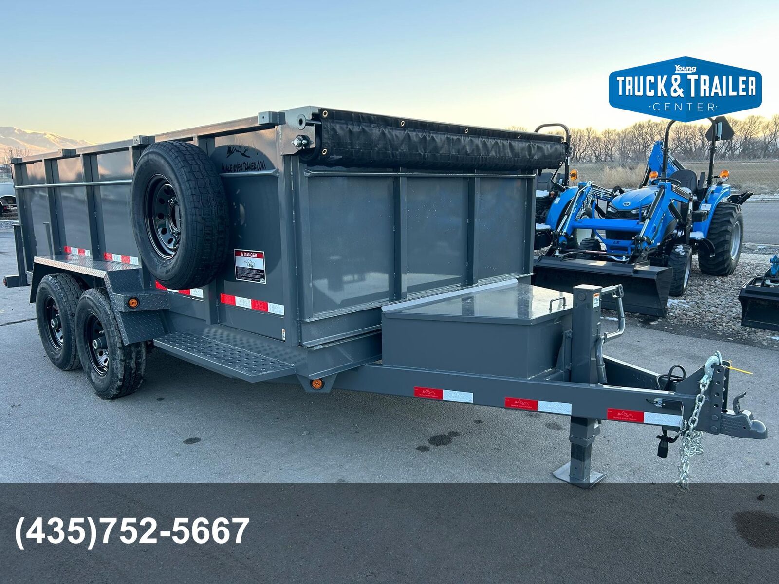 2026 Snake River 14' Dump Trailer