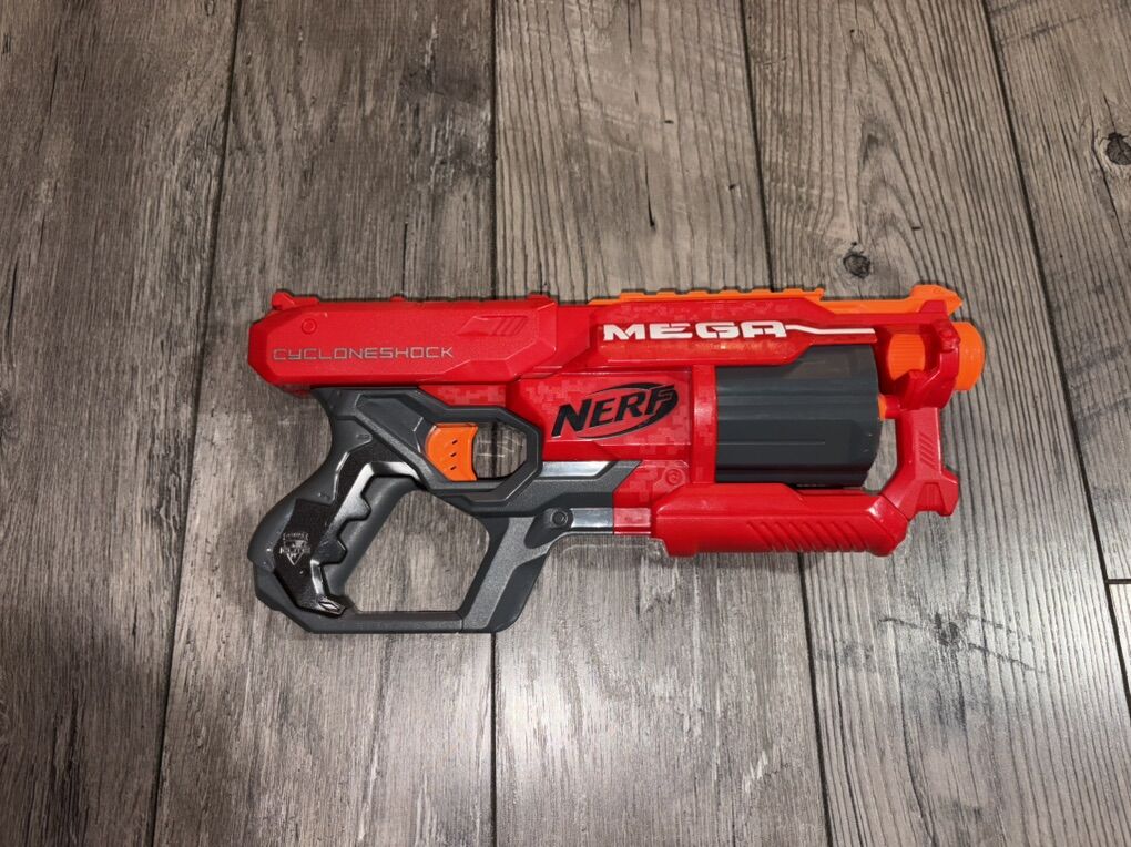 Nerf Mega Cycloneshock Toy Gun