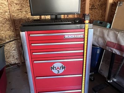Blackhawk Platinum Rolling Tool Chest w/ Computer Setup