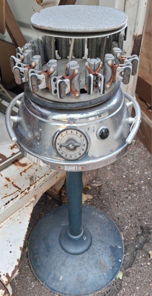 Vintage Duart Permanent Wave Machine - Antique Salon Equipment, Retro Decor