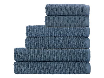 New with tags. Christy Brixton 6 Piece Towel Set | Slate Blue | 100% Cotton $180.00 online