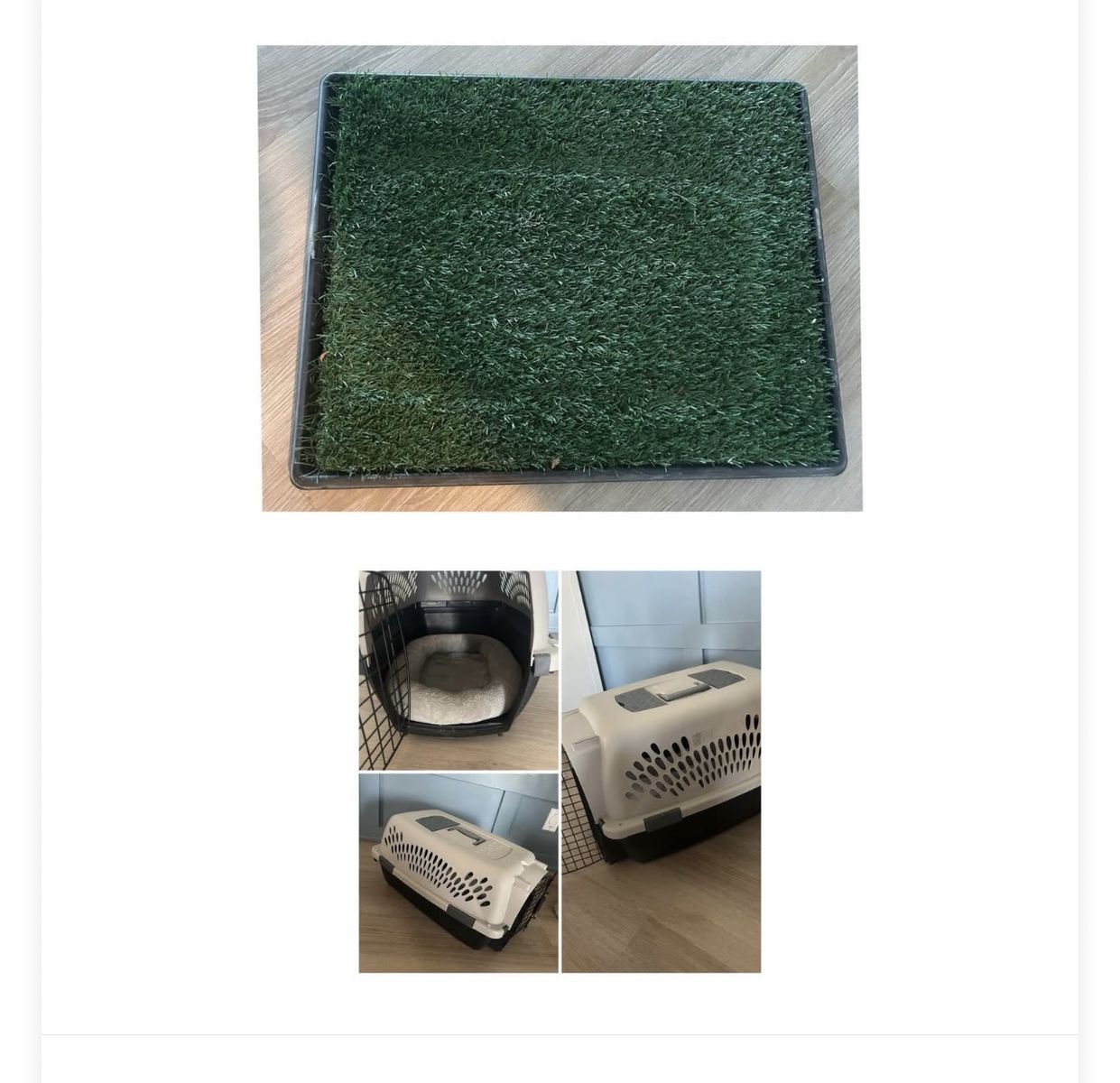 Dog Kennel And Puppy Training Pad/Grass