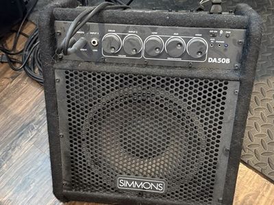 Simmons DA50B Electronic Drum Amplifier – 50W Power with Bluetooth!