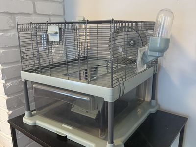 Hamster Cage and Supplies