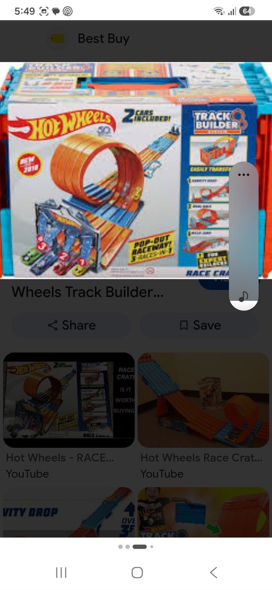 Hot wheels race track