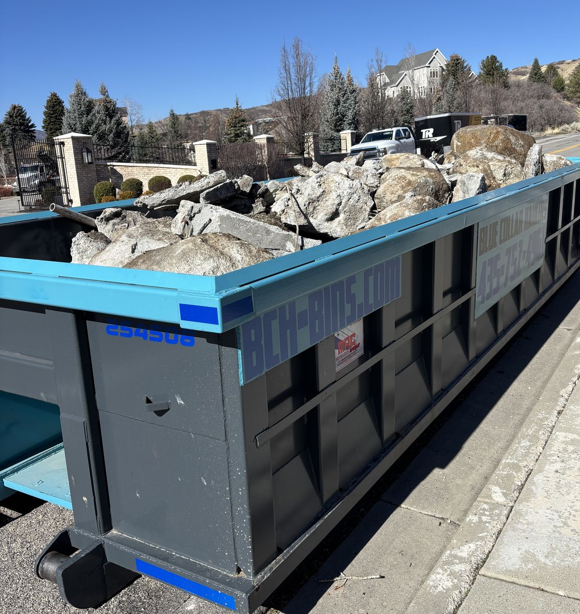 20 Yard CONCRETE Dumpsters!!!