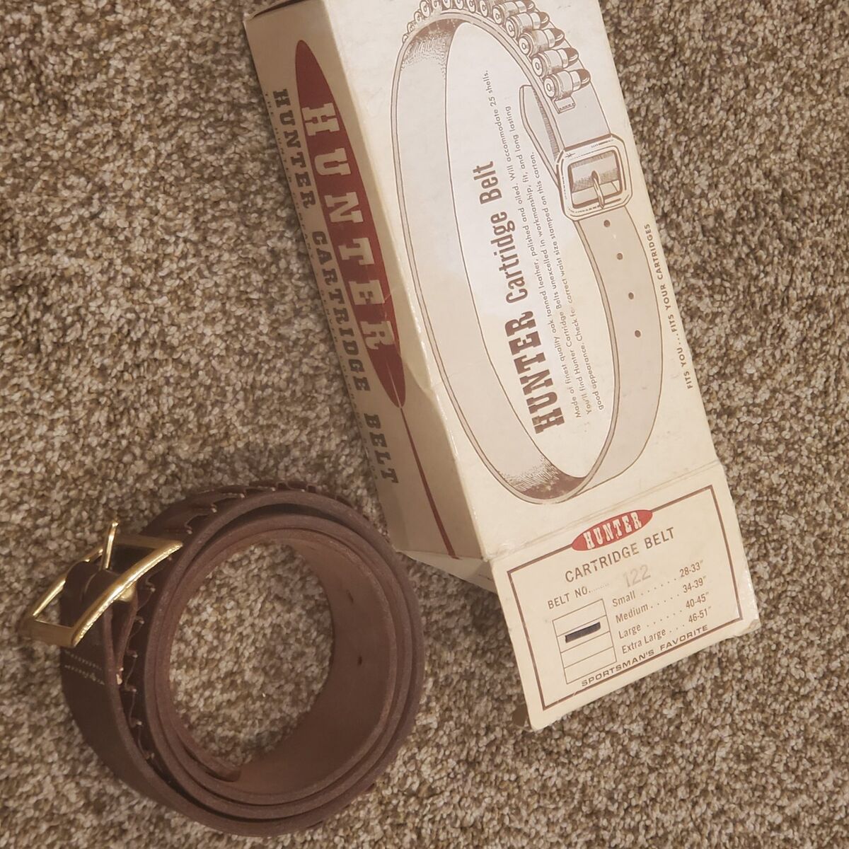 Leather Cartridge Belt for 22LR - NEW