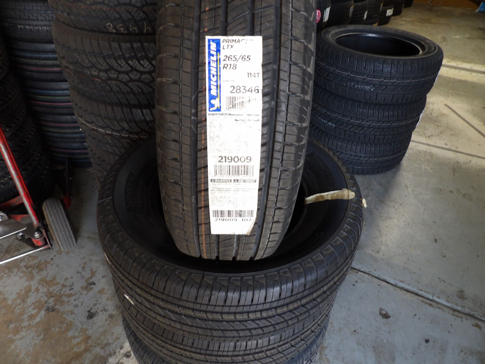 265/65R18 MICHELIN PRIMACY LTX SET OF NEW TIRES