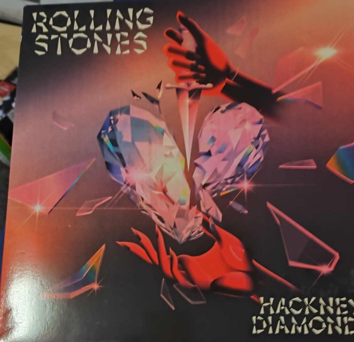 The Rolling Stones - Hackney Diamonds Clear Vinyl LP Album 2023