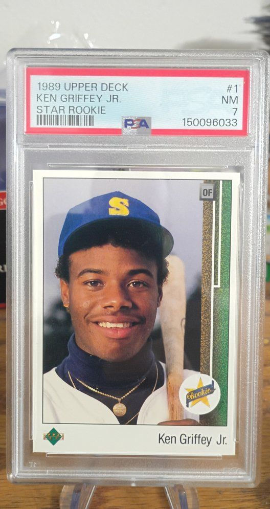 1989 Upper Deck Ken Griffey Jr. #1 PSA 7