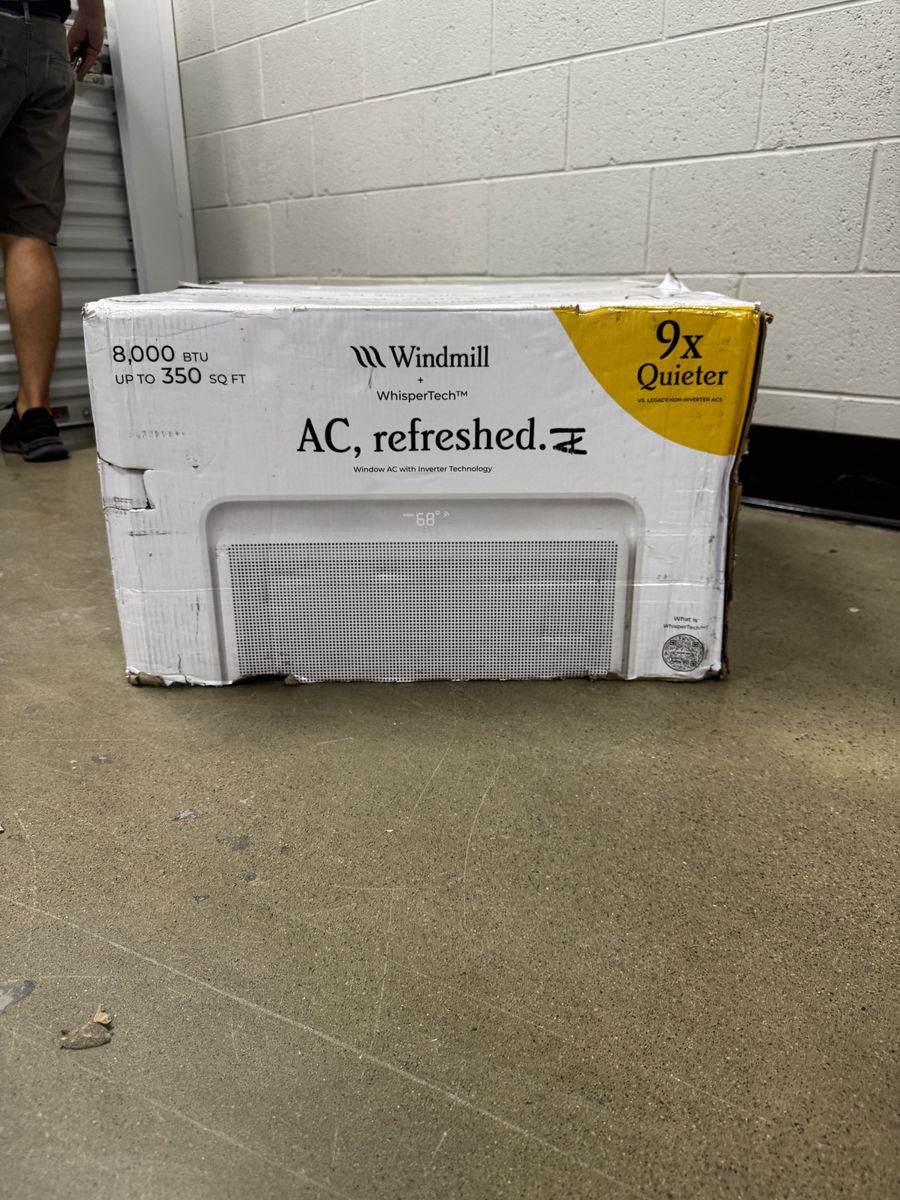 NEW Windmill Smart Window Air Conditioner with WhisperTech - 8,000 BTU Model 08W2Wi