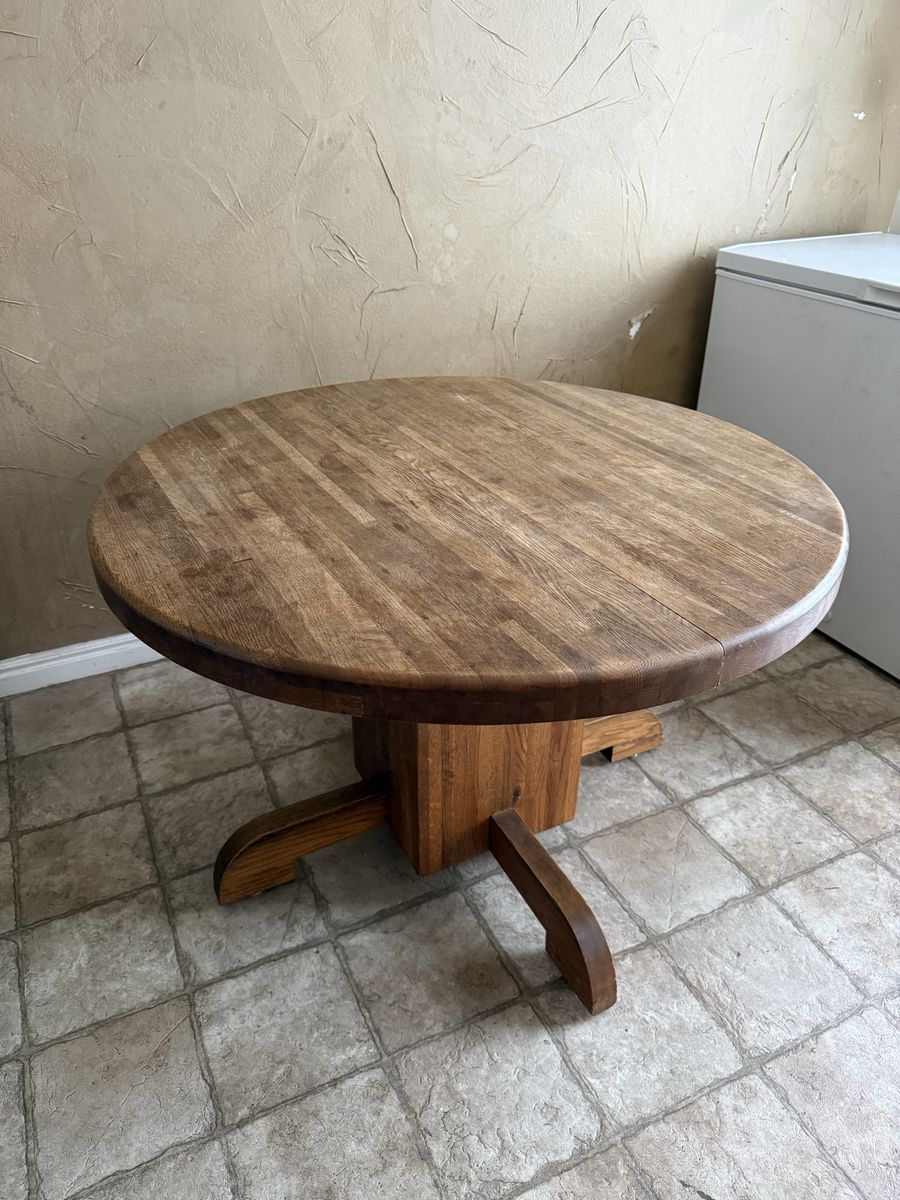 Solid oak table