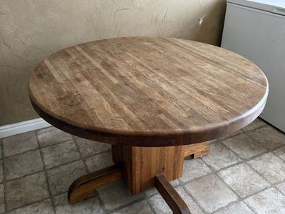Solid oak table