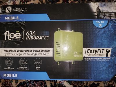 New. Lippert Induratec RV636 Drain Down System 12v