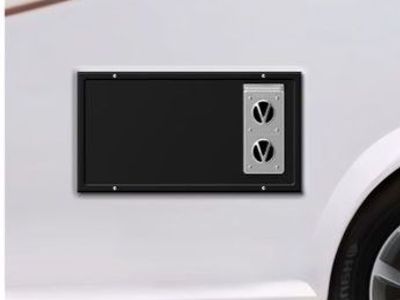 FOGATTI RV Furnace Access Panel -Black