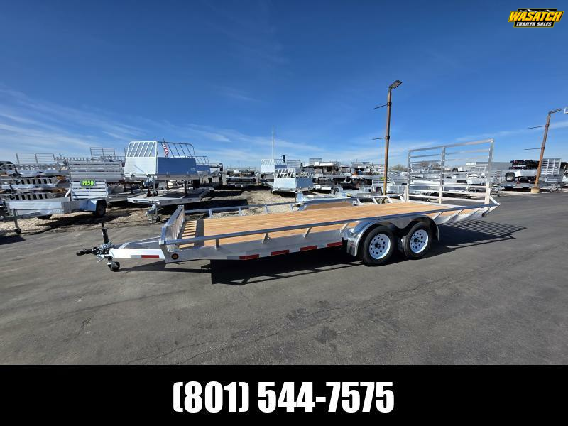2026 Baughman Products 7X20 ASR with ATV Ramps Aluminum Utility Trailer