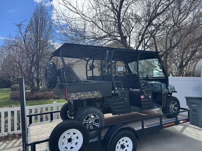2009 Polaris Ranger 700 EFI Crew (9-Passenger!) + 2022 Trailer & Straps