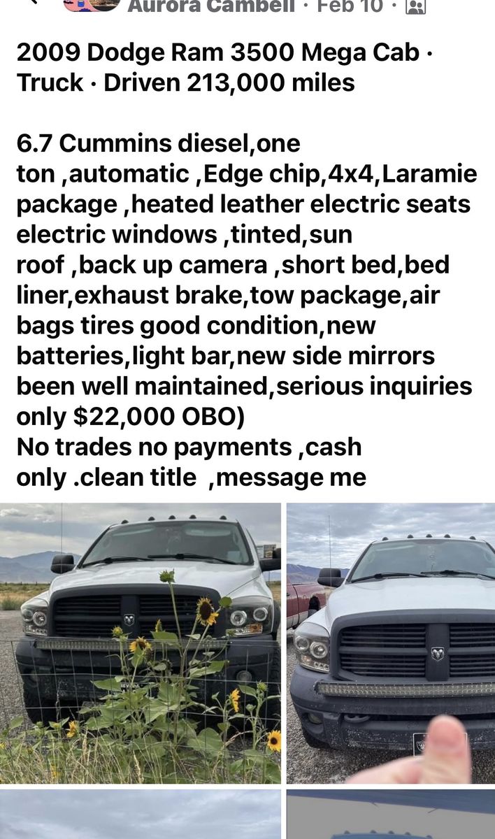 2009 DODGE RAM 3500 Laramie