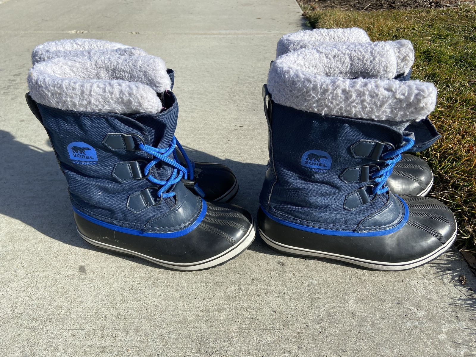 Sorel Youth Waterproof Winter Boots - Sizes 4 & 6